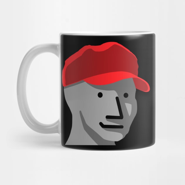 MAGA KID - STAND STRONG - MAGA SMILING KID - NPC Wojak - MEME by gin3art